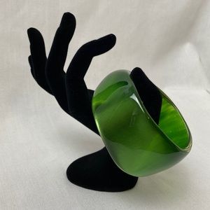 Green Lucite Bracelet